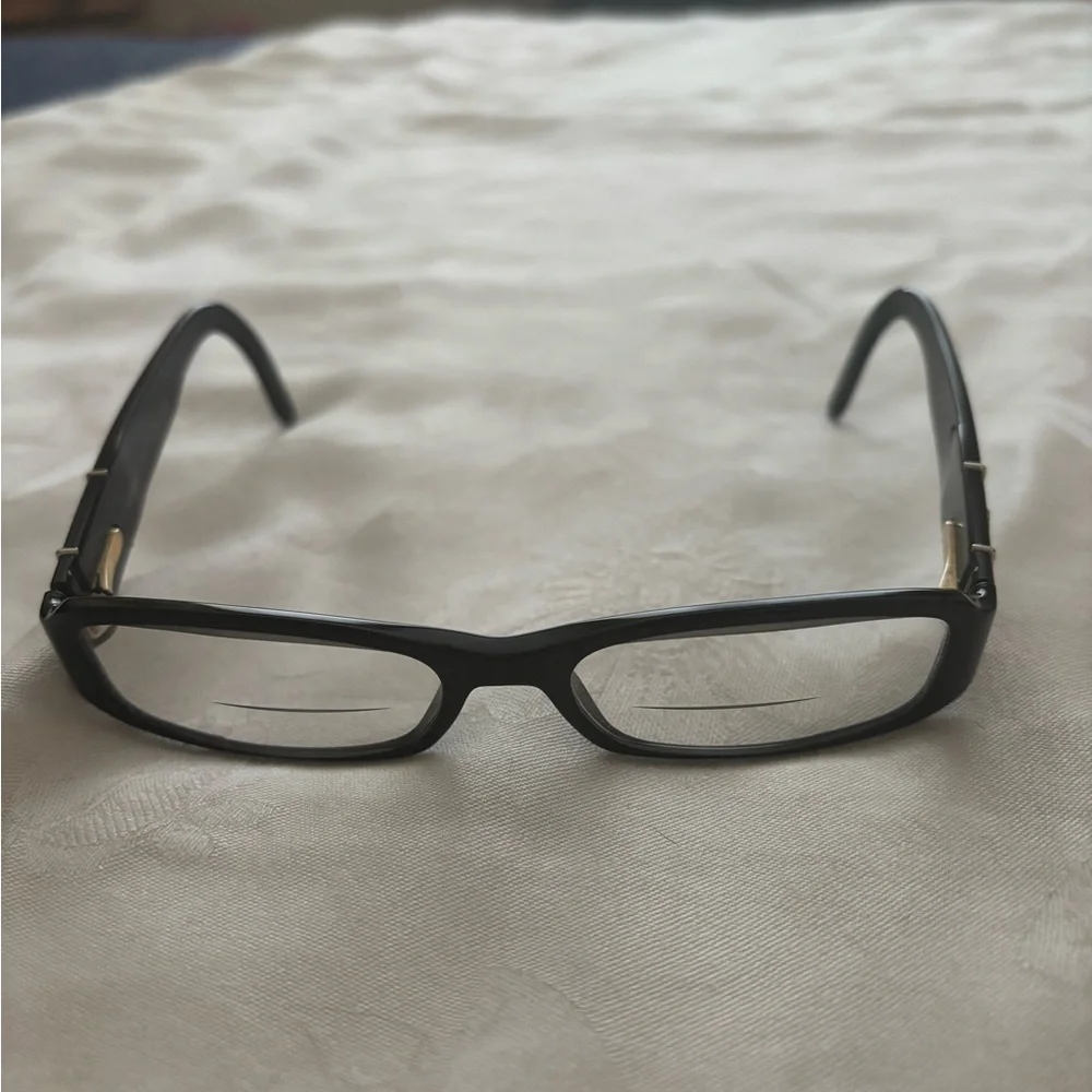 Versace Black and Gold Eyewear